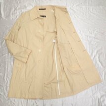 ★MACKINTOSH/マッキントッシュ ステンカラーコート 38/メンズM相当/ライトベージュ/コットン100%/比翼仕立て/英国製&1895700009_画像4