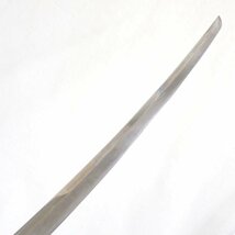 ★日本刀 國長銘 刃長約61.4cm/約362g/鞘・柄・刀袋・登録証付き/刀剣/武具/刀装具&1925500002_画像2