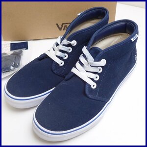 ★VANS/ヴァンス × SSZ × A.H CHUKKA スニーカー メンズ26cm/ネイビー/V49CF/スエード/外箱・替え紐・タグ付き&1019600336