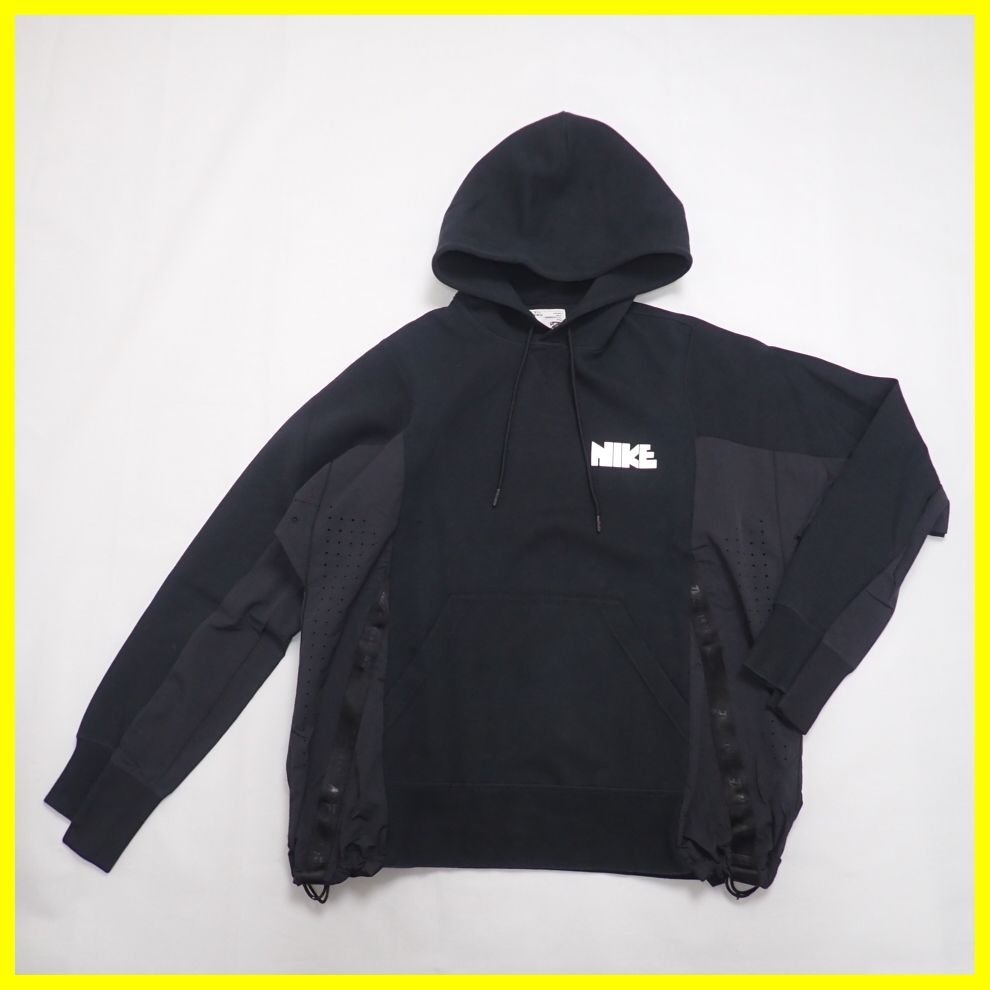 2XL sacai Nike Hoodie Black パーカー フーディー-