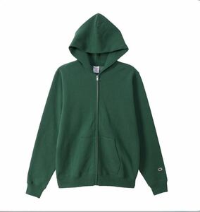 新品 Champion チャンピオン 米製 9oz フルジップパーカー メンズ L モスグリーン 定価15,180円 MADE IN USA 裏起毛 フーディー アメリカ製