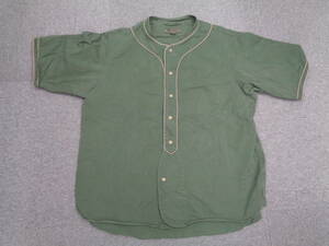 大きめサイズ Nigel Cabourn/ナイジェル・ケーボン BASEBALL SHIRT S/S OD SIZE 50 