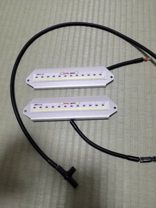 モデリスタZVW50前期プリウス純正エアロフロントスポイラー用LEDイルミ左右　デイライト 　点灯確認済み！