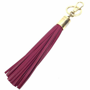 yu. packet shipping free shipping FURLA Furla tassel fringe key ring key holder charm aq8682