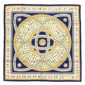 Hermes Hermes Scarf Care 90 Donner La Main Silk неиспользованный шелк неиспользованный AQ8760