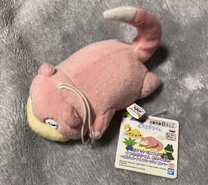 【ポケットモンスター】 くつろぎタイム ぬいぐるみ ヤドン タグ付き マスコット 約14cm　新品　非売品 