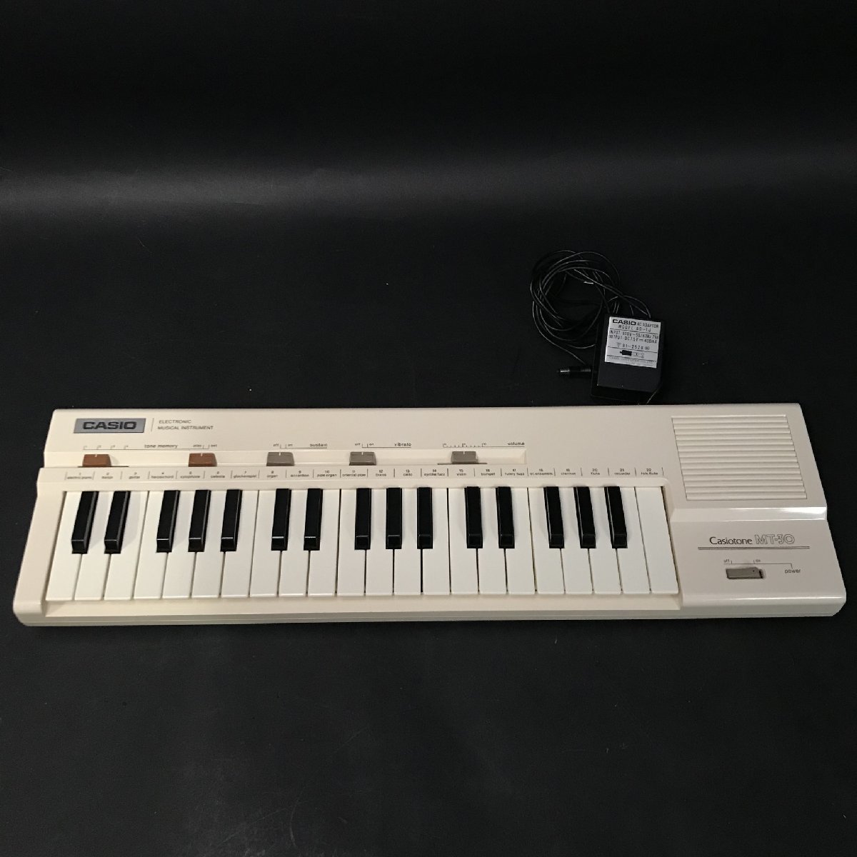 Sản phẩm CASIO Casiotone MT-40 シンセサイダー キーボード 音響機器