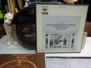 【￥1,000～】Reel-to-reel-tape 7inch｜オープンリール★CBS SONY/4TRACK★「SWITCHED-ON BAROQUE (電子音楽)」WALTER CARLOS