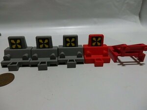 #2100 Plarail .. parts parts car cease red color / grey # part removing 