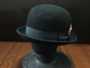 USA made New York Hat NEWYORKHAT wool Borer - hat L black black Dubey hat America made search clock .... orange 