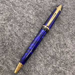 PE797□WATERMAN ウォーターマン ツイスト式 ボールペン フィリアス ブルー マーブル 筆記確認済み