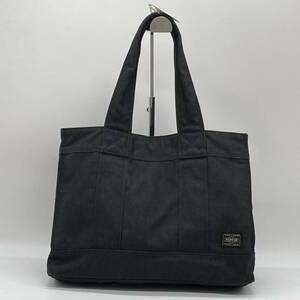 【BN1824】良好 PORTER ポーター スモーキー SMOKY トートバッグ （M）592-07630 ブラック ハンドバッグ