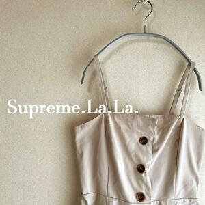 [タグつき] Supreme.La.La. シュープリームララ ワンピース ロングワンピース ノースリーブ ジャンパースカート かわいい おしゃれ 人気