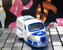 絶版 トミカ STAR WARS SC-03 R2-D2 STAR CARS ミニカー スター・ウォーズ 新品 未使用 美品 外箱やや傷みあり 3輪ミゼット風 フィギュア_画像5