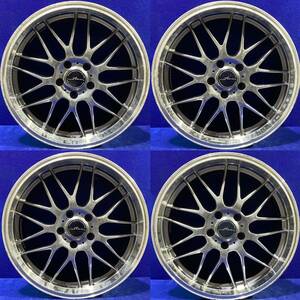 希少!＊HINODEX STERN(シュテルン)＊18インチホイール＊18x8JJ/オフセット+45/PCD114.3-5H＊4本セット＊廃盤?