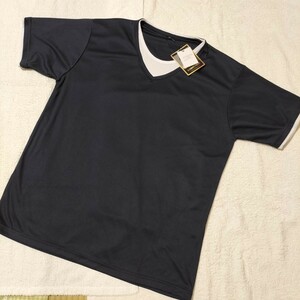 ◆新品 未使用　服　シャツ　運動　ジャージ　トレーニング　ウェア　ＬＬ ネイビー　Tシャツ　半袖Tシャツ 　VネックTシャツメンズ　Men's