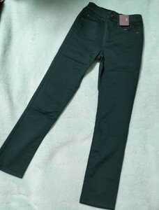 ◆新品 未使用　ズボン　緑　Green　ソフトスキニーパンツ　長ズボン　レディース　LADIES　Sサイズ　