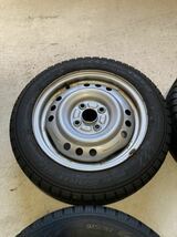 ダイハツ純正　TOYO GARIT GIZ 155/65R14 鉄チンホイール4本セット　バリ溝 　スタッドレスタイヤ _画像2