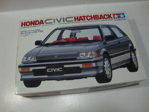 ラスト　絶版当時物【未組立】タミヤ 1/24 ホンダ シビック 3ドア 25i HONDA CIVIC HATCHBACK ハッチバック　ワンダーシビック