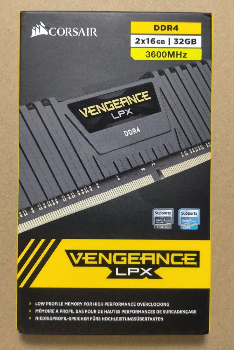 CORSAIR VENGEANCE LPX DDR4 3200MHz デスクトップPC用 メモリー 16GB