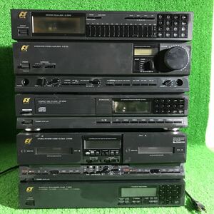 SANSUI G-E910 A-E710 CD-E910 D-E910 通電チェック済　T-E910 ジャンク品　アンプ イコライザー オーディオ