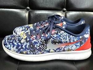 美品 ナイキ FREE RN RF E ジャングル パック 28.5cm NIKE フリーラン ランニングシューズ 849811-406