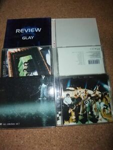 [CD] GLAY album set 6 sheets BELOVED pure soul HEAVY GAUGE ONE LOVE REVIEW rare collectives vol.1