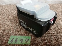 6647 送料520円 マキタ 14.4v 純正品 リチウムイオンバッテリ BL1430B ヒコーキ 雪マーク makita Li-ion バッテリー 電動工具_画像1