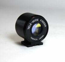 【美品/ヤシカ刻印入り】★YASHICA TELE-WIDE FINDER★外付け ビューファインダー☆送料520円 ヤシカ 日本製 #100347_画像1