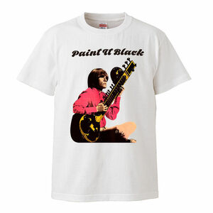 【Lサイズ Tシャツ】ブライアン・ジョーンズ The Rolling stones ローリング・ストーンズ Brian jones シタール 60s サイケデリック