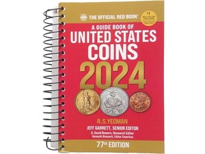 洋書◆アメリカのコイン写真集 2024 本 カタログ 硬貨 金貨 銀貨