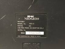 10.23.4【SNK】NEO-GEO ネオジオ NEO-O レトロゲーム MAX330MEGA PRO-GEAR NEOGEO ゲーム機 本体★現状品_画像6