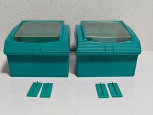 フロッピーディスクケース 2箱セット (5インチ・3.5インチ両用)