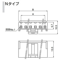 100pcs [International Shipping(SmallPacket/EMS)] VHR-3N AWG#22～18 Disconnectable Crimp style Connectors 3.96mm pitch JST_画像2