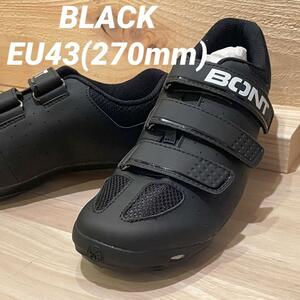 【新品】BONT Motion ブラック ロードシューズ シマノSPD SL対応