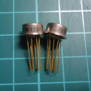 Teledyne made 709CE×2 piece Old CAN type Teledyne made ( Vintage ) height sound quality ope amplifier 