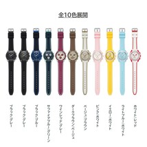 Omega×Swatch 2色イージークリックラバーベルト ラグ20mm サファイアブルー/グリーン_画像5