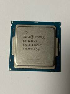 送料無料 intel XEON E3-1230V5 SR2LE CPU ベース周波数3.4GHz/ターボ最大3.8Ghz 4コア 8スレッド ソケット FCLGA1151 サーバー用/中古品