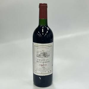 E294127(111)-661/MM3000　酒　ワイン　CHATEAU DUCASSE 1996　GRAVES ROUGE　赤　12.5％　750ml