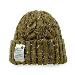 SUNNY NOMADO サニーノマド OUTDOOR ROPE KNIT WATCH CAP ニットワッチキャップ カーキ/ホワイト 新品