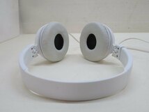 ★SONY MDR-ZX310 ステレオヘッドホン ホワイト 折りたたみ式 ソニー 動作品 86462★！！_画像4