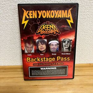 DVD ken yokoyama 横山健 BACKSTAGE PASS LIVE ハイスタンダード Hi-STANDARD