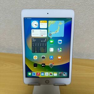 iPad mini5 64GB white A2124 Wi-Fi+Cellular 7.9インチ 第5世代 2019年 本体 バッテリー82%中古 SIMフリー 管理番号：14808