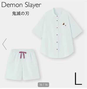 GU パジャマ(半袖&ショートパンツ)Demon Slayer L