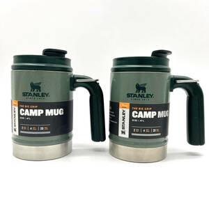 未使用 新品 STANLEY CLASSIC CAMP MAG 真空キャンプマグ 0.47L セット スタンレー クラシック アウトドア ビール ビア BBQ 保温 保冷