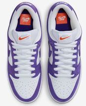 29cm Nike SB Dunk Low Pro ISO Orange Label Court Purple Gum US11 ナイキ SB ダンク ロー コートパープル ガム 堀米 雄斗 DV5464-500_画像4