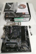 ASRock マザーボード B450M Pro4 AM4 中古　_画像1