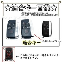 即決新品 ジャガー ランドローバー 本革 レザー スマートキーケース キーカバー ネイビー XE XF XJ F-TYPE F-PACE Fタイプ Fペイス Eペイス_画像2