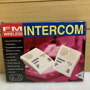 GXL9024 未使用品　FM Wireless Intercom FM ワイヤレスインターコム　ANSHIN CALL II 通電確認済　現状品　1020