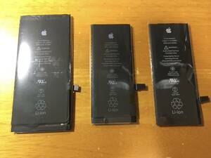 Apple●アップル 純正 中古バッテリー iPhone 6s/7/8plus 3個セット ジャンク品